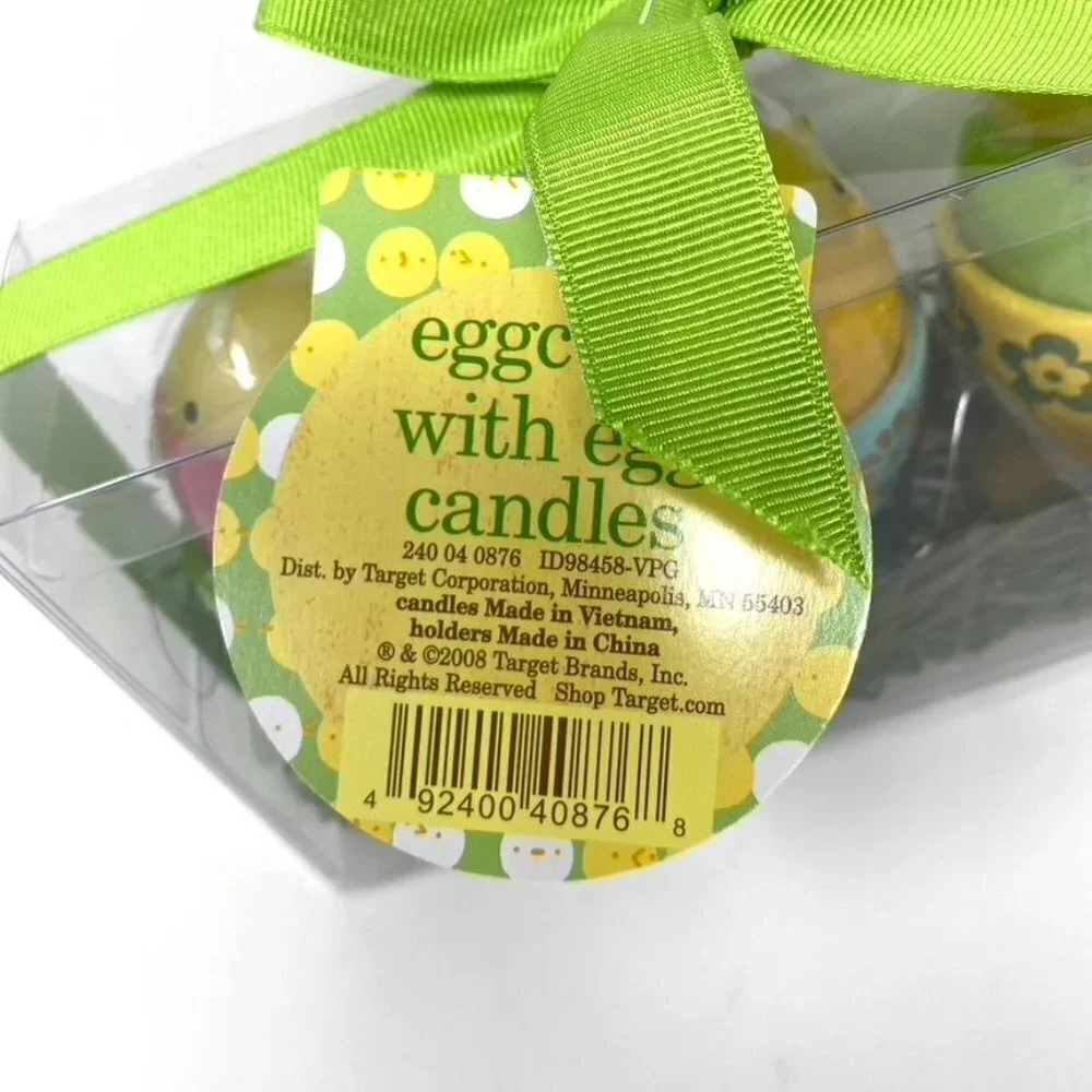 Target Easter Egg Cups Egg Chicks Candles Set Gift
